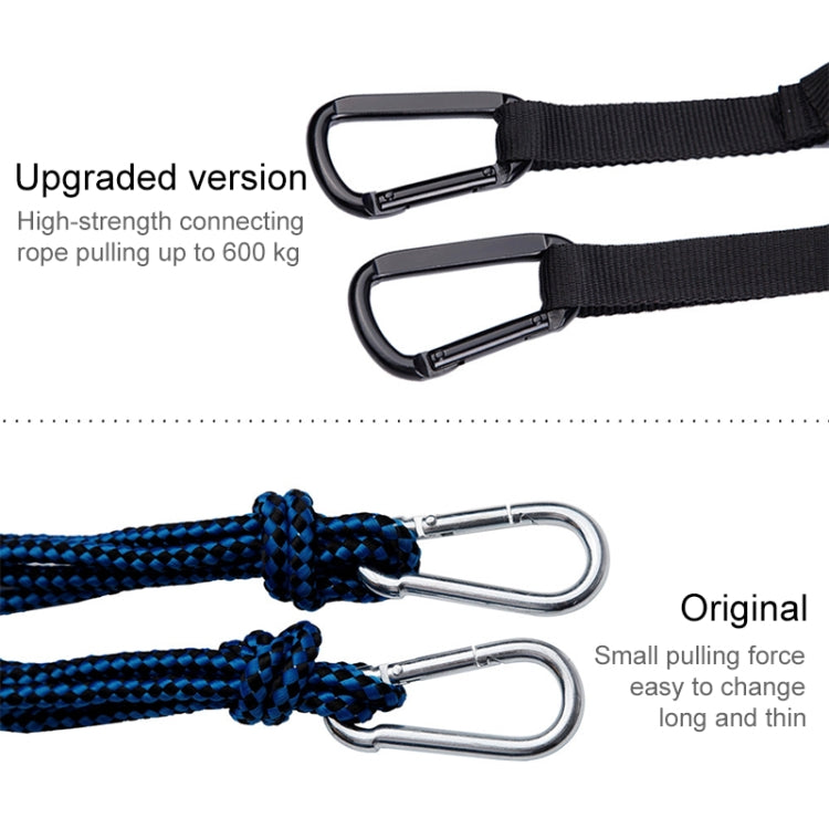 Portable Outdoor Camping Full-automatic Nylon Parachute Hammock with Mosquito Nets, Size : 290 x 140cm (Pink Blue) - Image 7