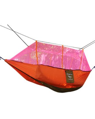 AOTU AT6730 Outdoor Camping Nylon Cloth Mosquito Repellent Hammock(Red)