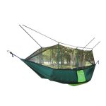 AOTU AT6730 Outdoor Camping Nylon Cloth Mosquito Repellent Hammock(Green)