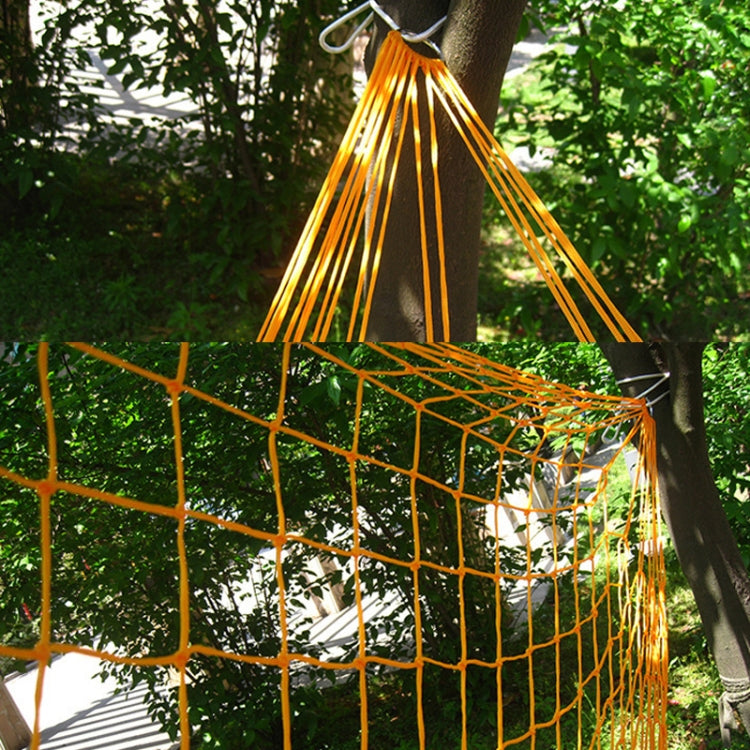 9 Strand Nylon Rope Hammock Portable Camping Leisure Mesh Hammock(Green) - Image 8