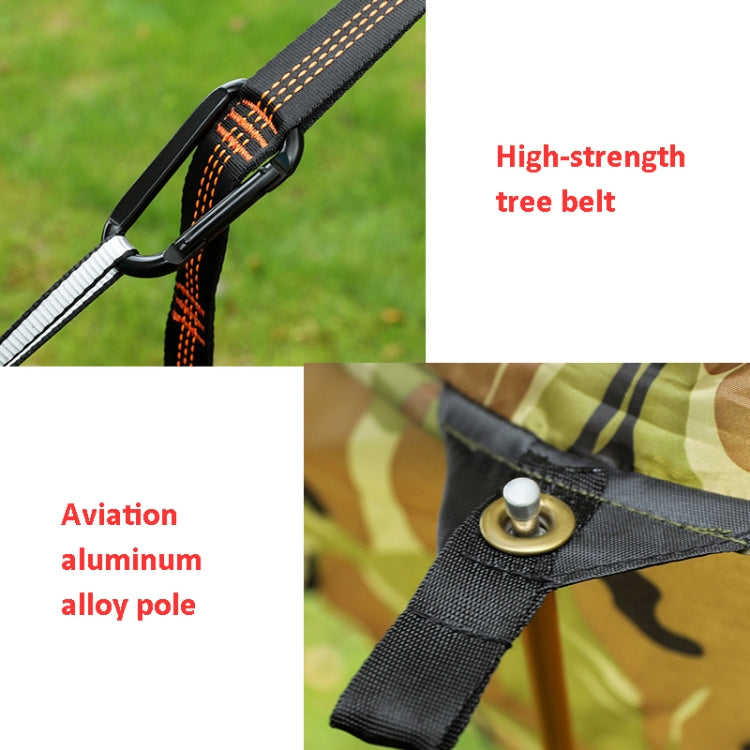 Anti-Rollover Automatic Quick-Opening Mosquito Net Hammock Outdoor Camping Double Anti-Mosquito Hammock, Size: 290x140cm(Green) - Image 6