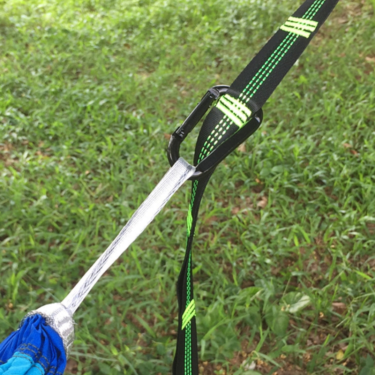 Parachute Cloth Anti-Mosquito Sunshade With Mosquito Net Hammock Outdoor Single Double Swing Off The Ground Aerial Tent 270x140cm Ink Green / Grass Green) - Image 7