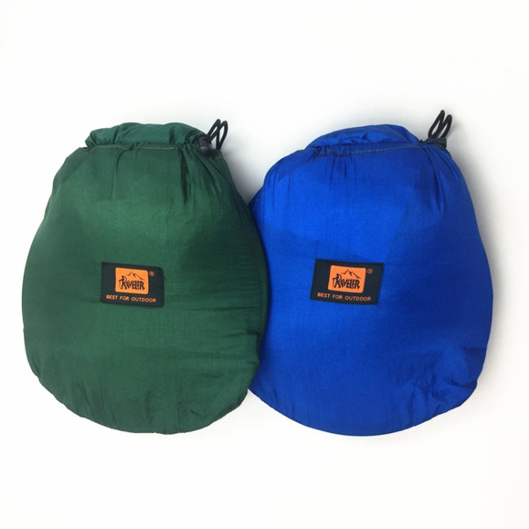 Parachute Cloth Anti-Mosquito Sunshade With Mosquito Net Hammock Outdoor Single Double Swing Off The Ground Aerial Tent 270x140cm Ink Green / Grass Green) - Image 9