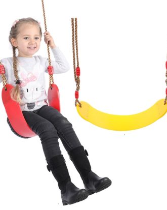 Indoor And Outdoor Sports Children Swing EVA Soft Board Swing,Random Color Delivery
