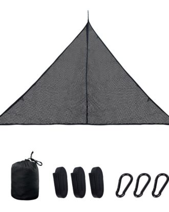 Outdoor Multi-person Hammock Large Sky Tree Tent Aerial Camping Hammock Triangle Hammock, Side Length: 2.9m