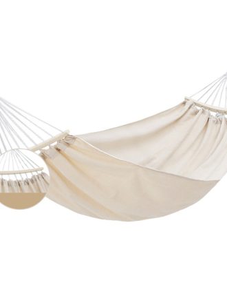KLY829 Camping Indoor Hammock Outdoor Swing, Style: Width 1m Anti-rollover Beige