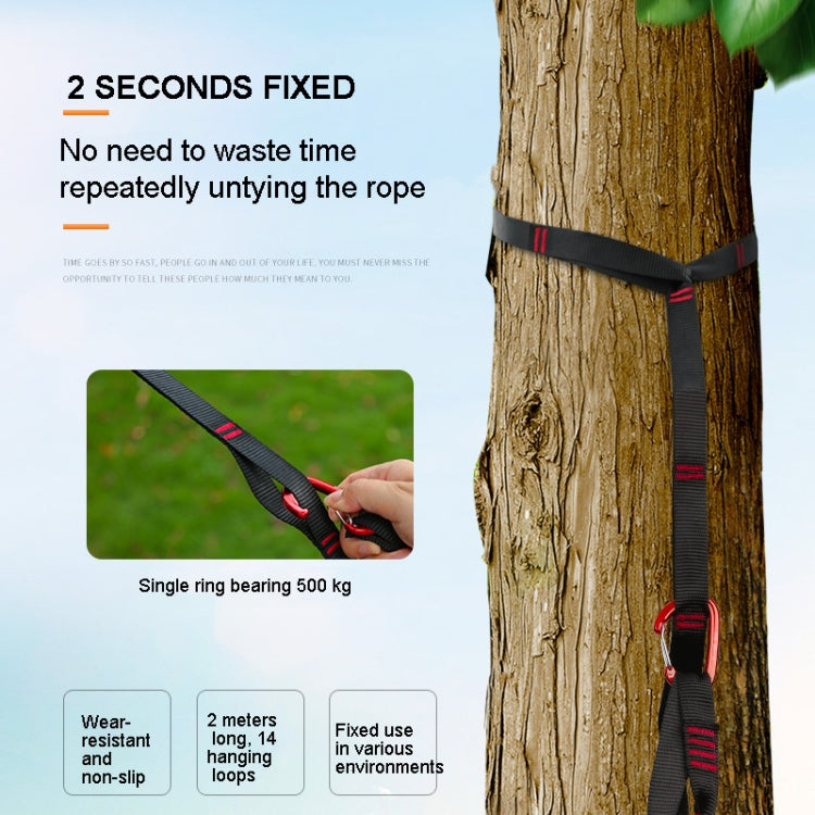 XINDA 2m Hammock Sling + Quick Buckle Set Swing Rope Strap - Image 5